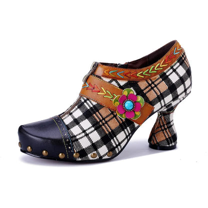 Boemia Plaid Pumps
