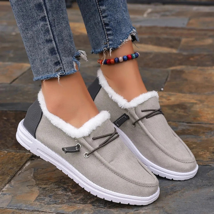Flurry Plush Collar Loafers