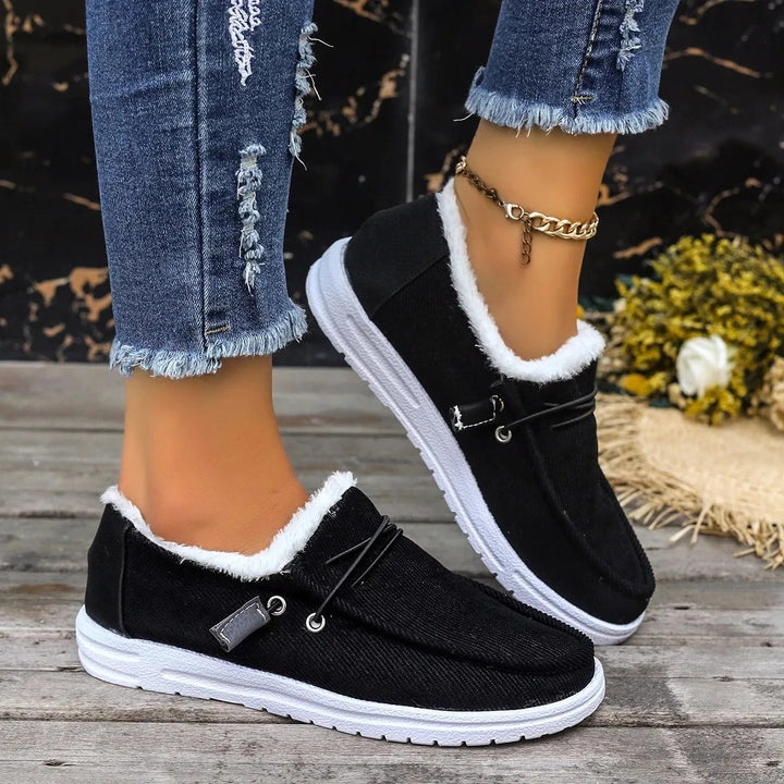 Flurry Plush Collar Loafers