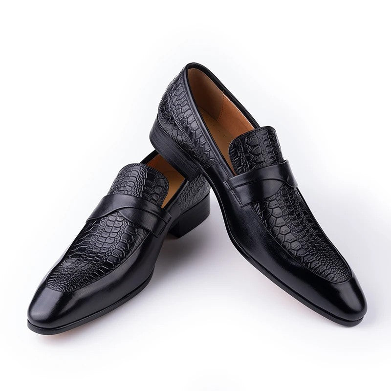 Caiman Strap Loafers