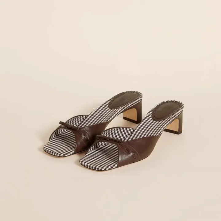 Bardot Bow Mules