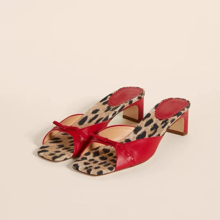 Bardot Bow Mules