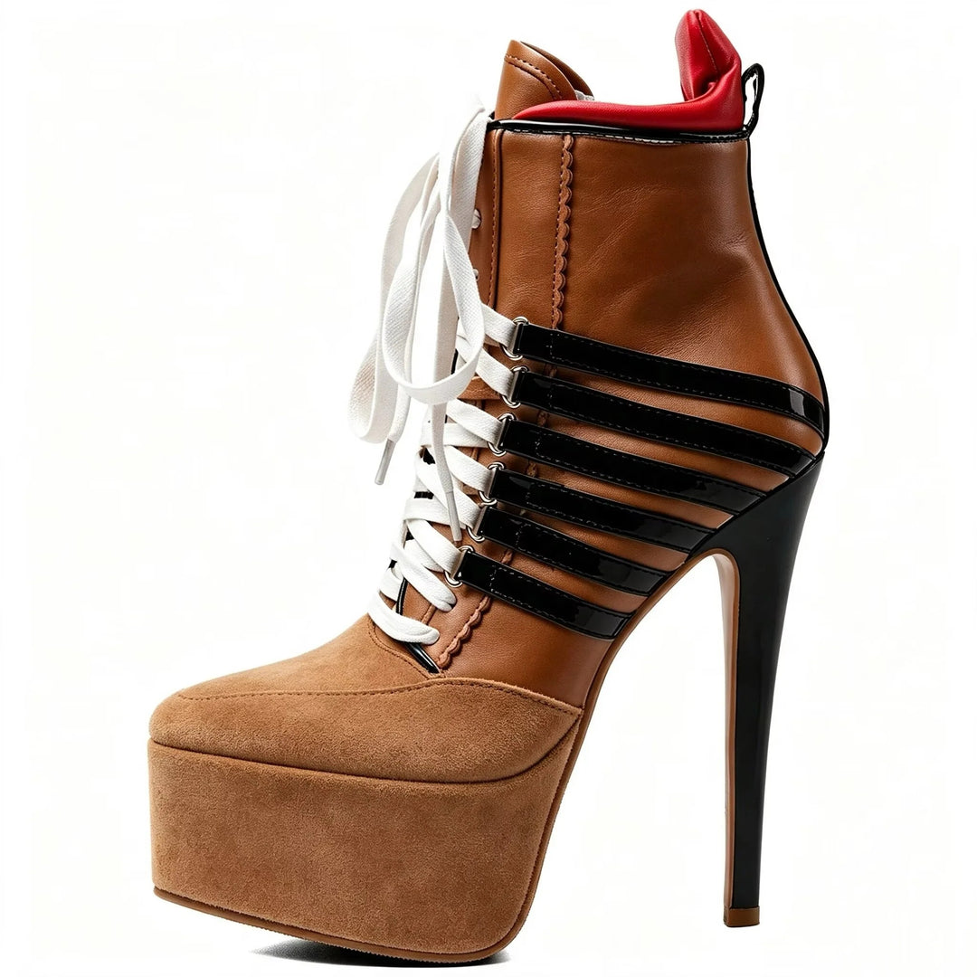 Colosseum Strap Platform Boots