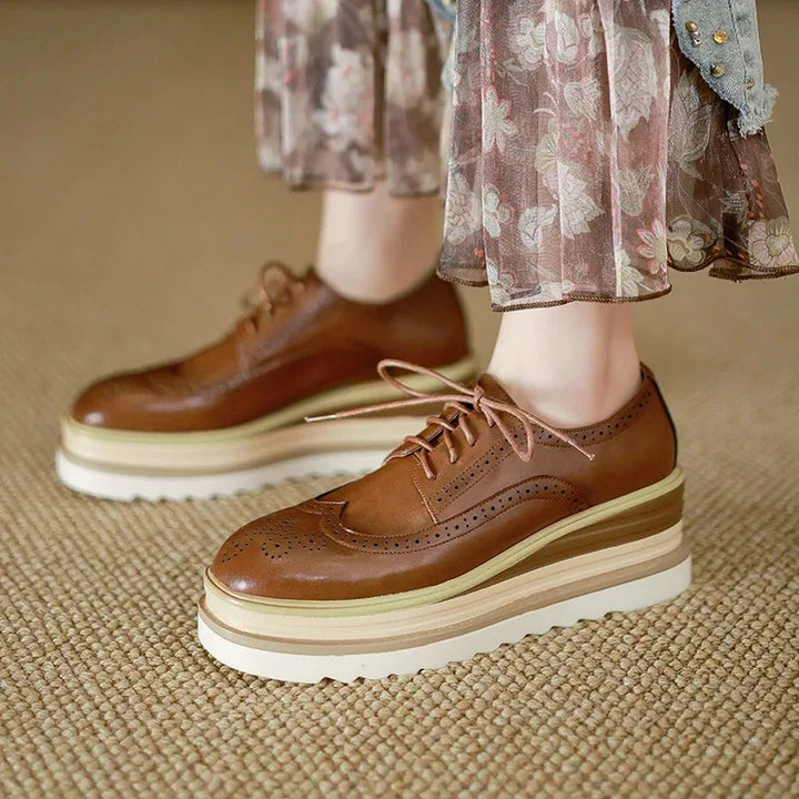 Brogatta Platform Oxfords