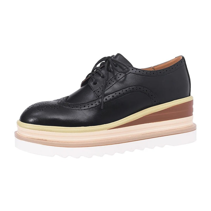 Brogatta Platform Oxfords