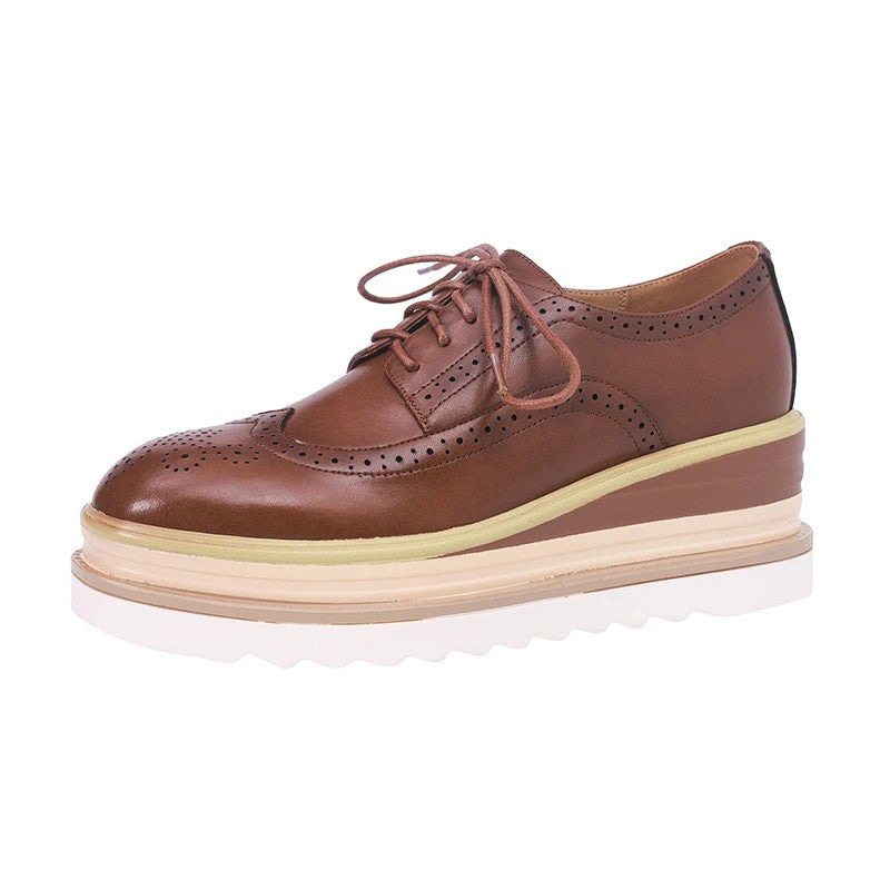 Brogatta Platform Oxfords