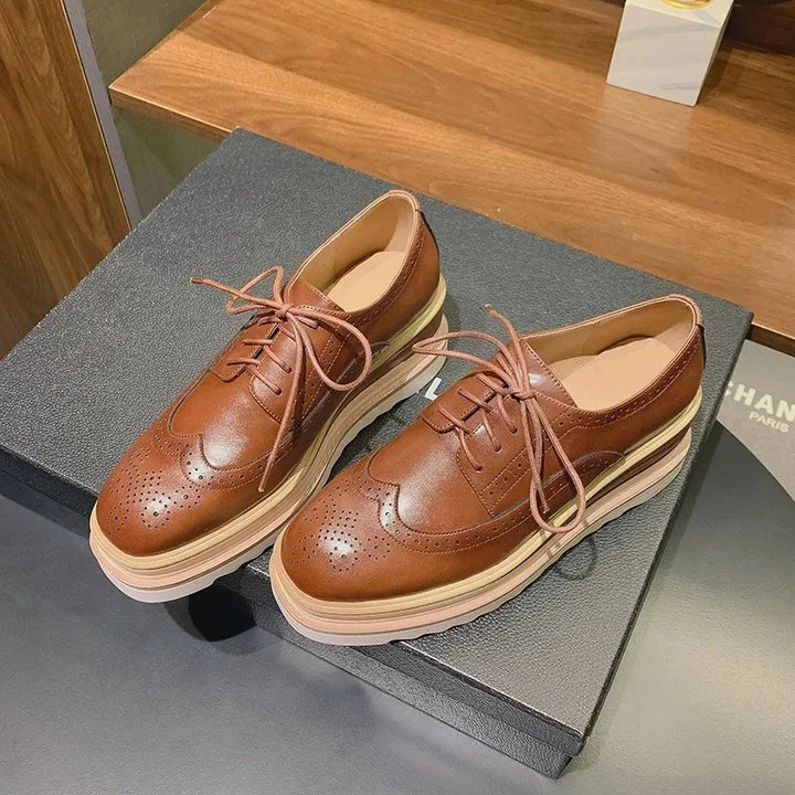 Brogatta Platform Oxfords