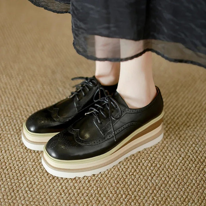 Brogatta Platform Oxfords