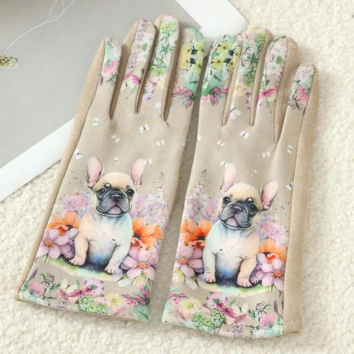 Storybook Printed Touchscreen Gloves