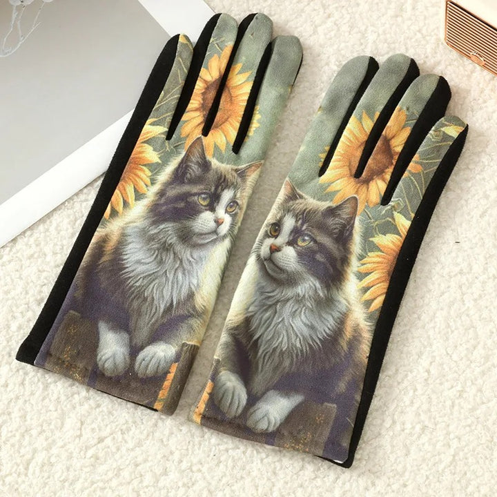 Storybook Printed Touchscreen Gloves