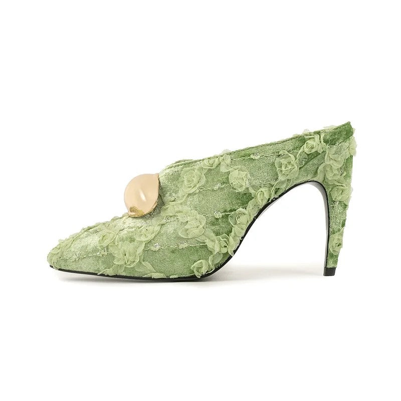 Fiorella Textured Mules