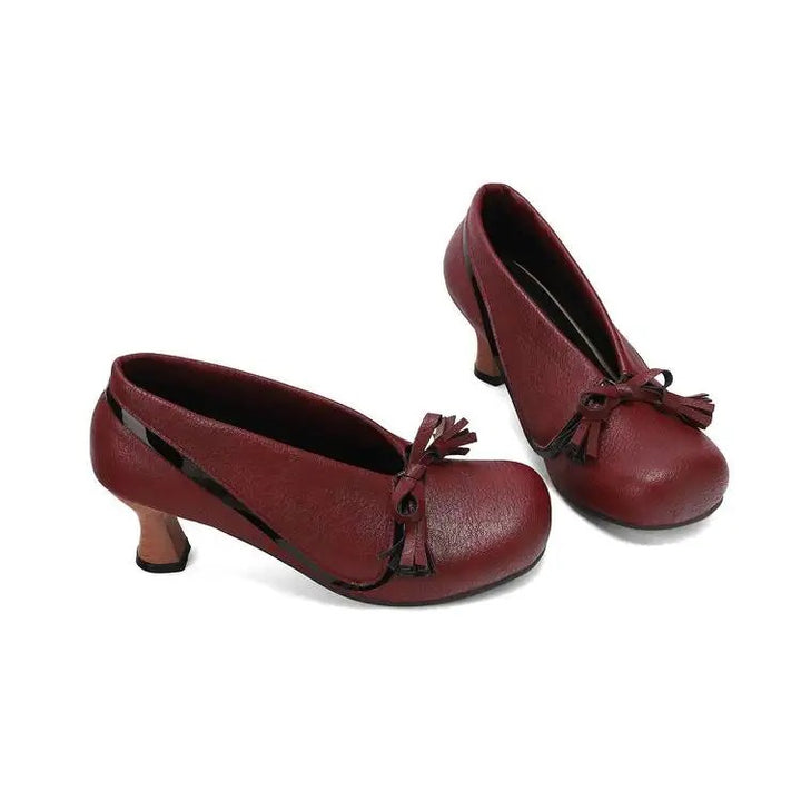 Mireille Bow Tassel Pumps