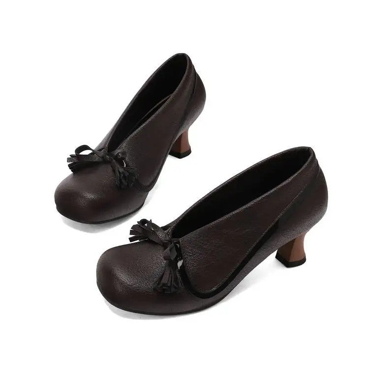 Mireille Bow Tassel Pumps