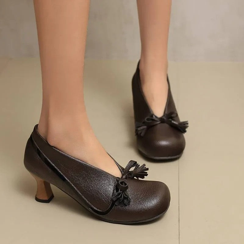 Mireille Bow Tassel Pumps