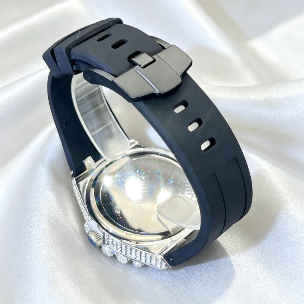 Sunburst Iced Quartz Watch
