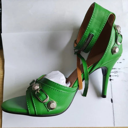 Borsetta Studded Cage Sandals