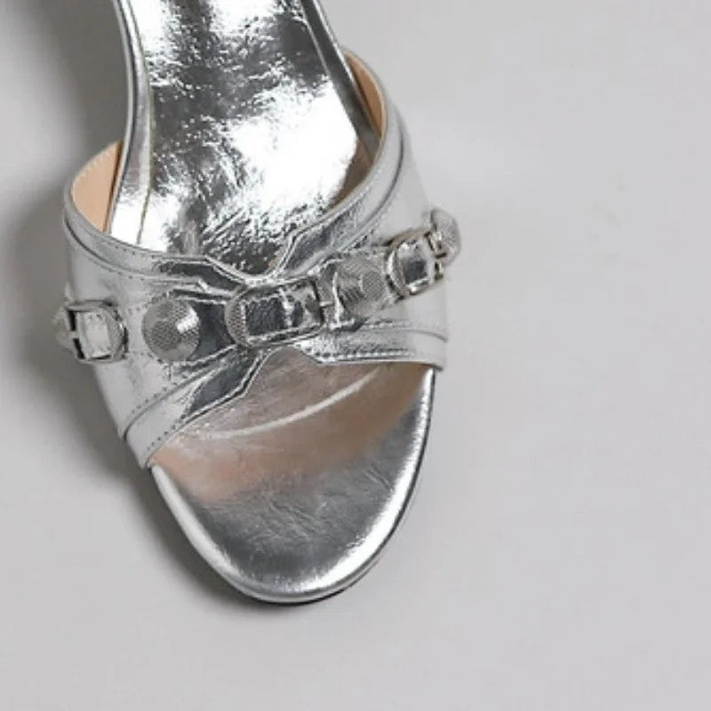 Borsetta Studded Cage Sandals