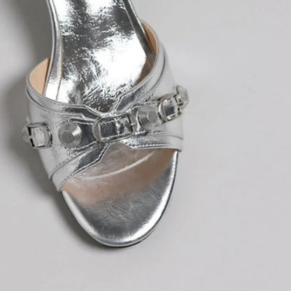 Borsetta Studded Cage Sandals