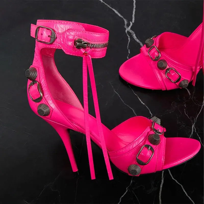 Borsetta Studded Cage Sandals