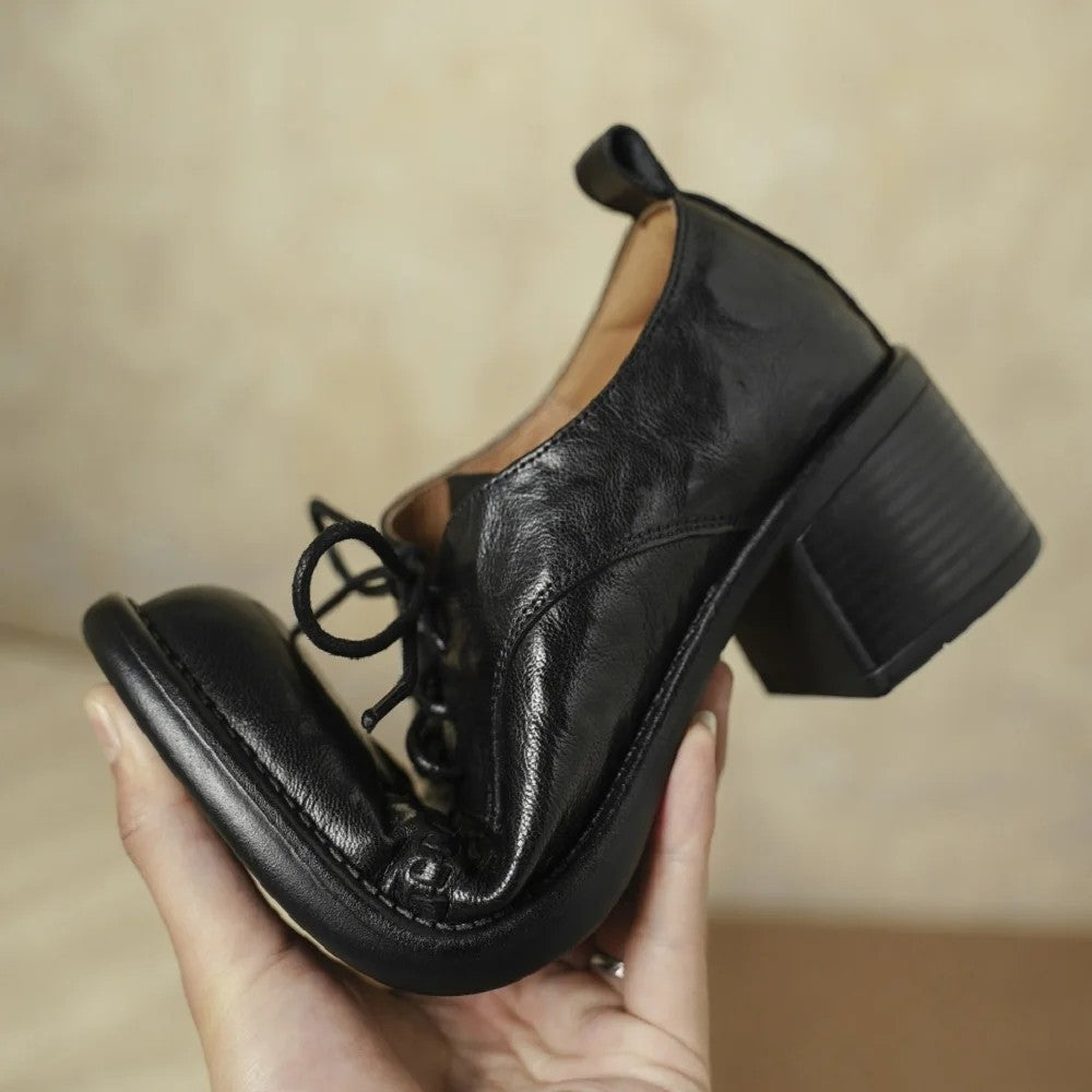 Allegra Lace-Up Heels