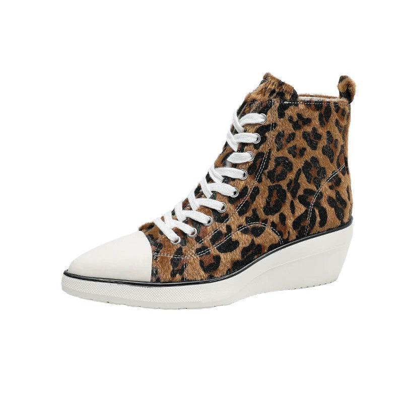 Prowl Leopard Wedge Sneakers
