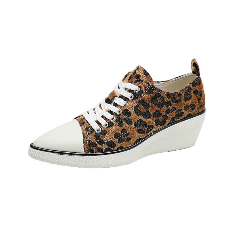 Prowl Leopard Wedge Sneakers