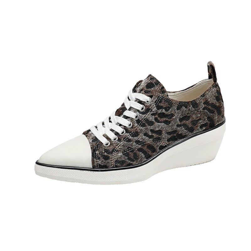Prowl Leopard Wedge Sneakers