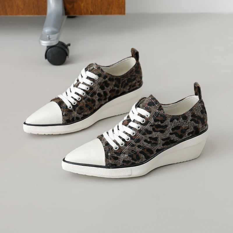Prowl Leopard Wedge Sneakers