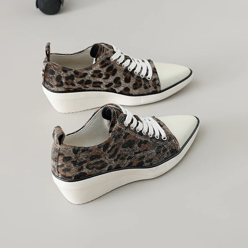Prowl Leopard Wedge Sneakers