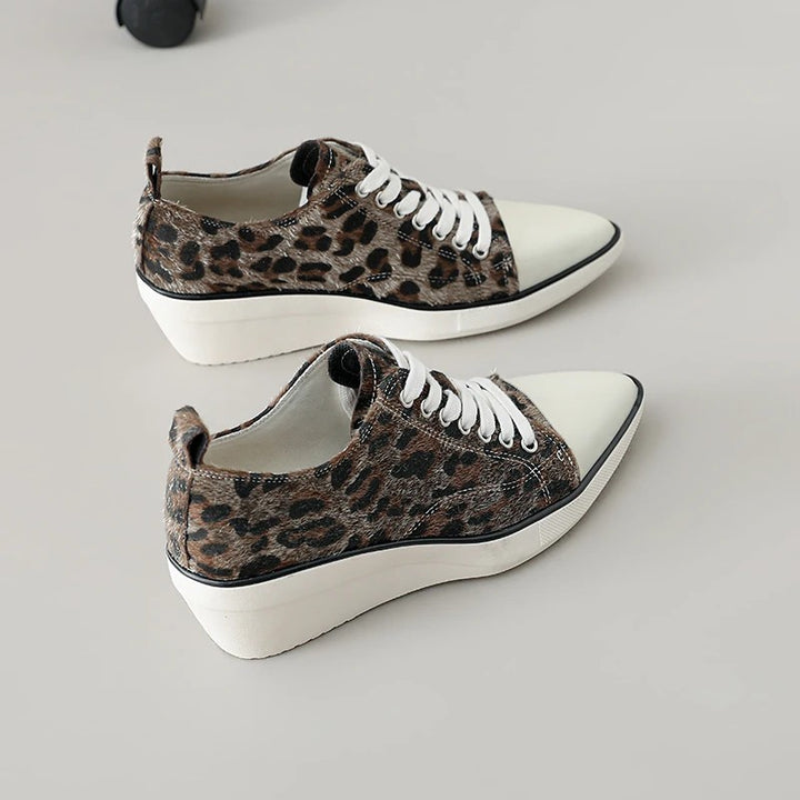 Prowl Leopard Wedge Sneakers