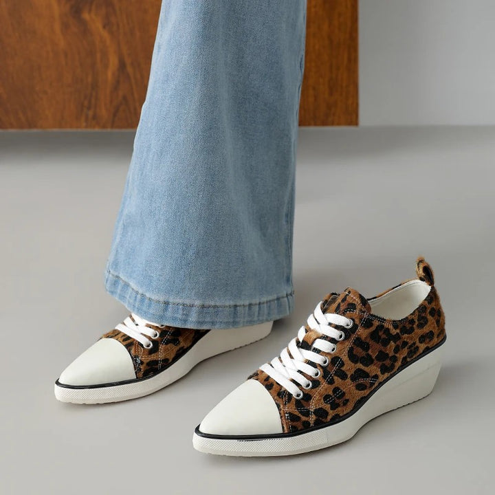 Prowl Leopard Wedge Sneakers