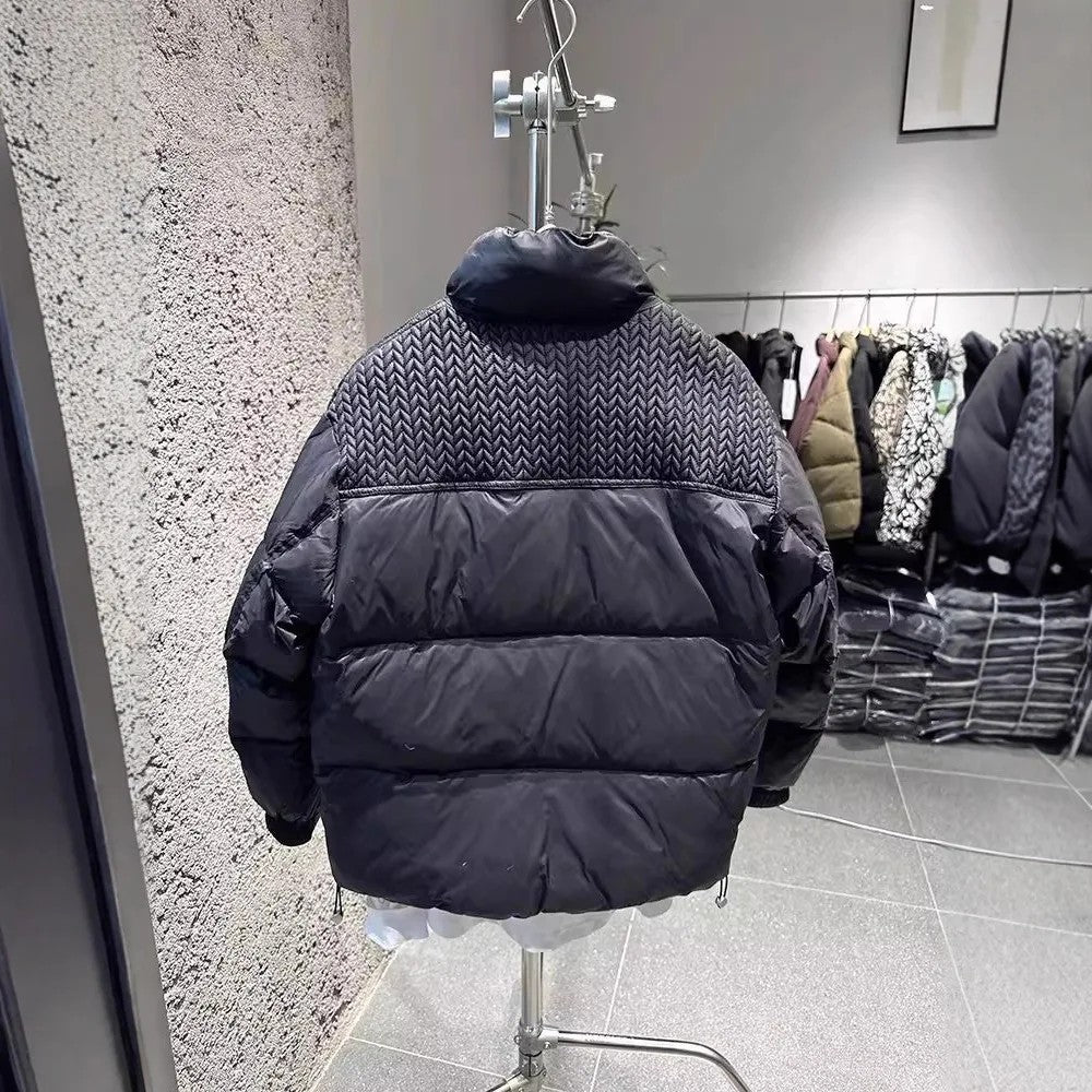 Chevron Yoke Puffer Jacket