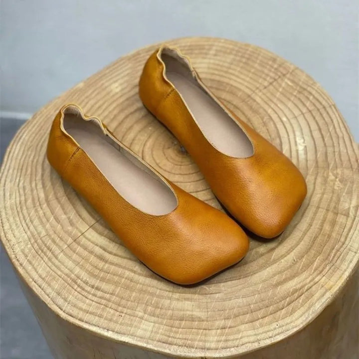 Mireya Square-Toe Flats