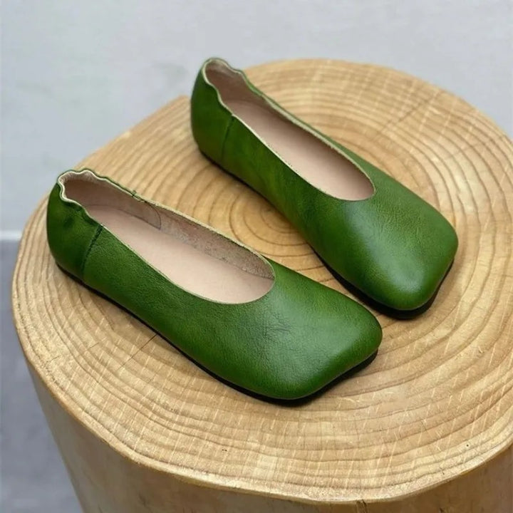 Mireya Square-Toe Flats