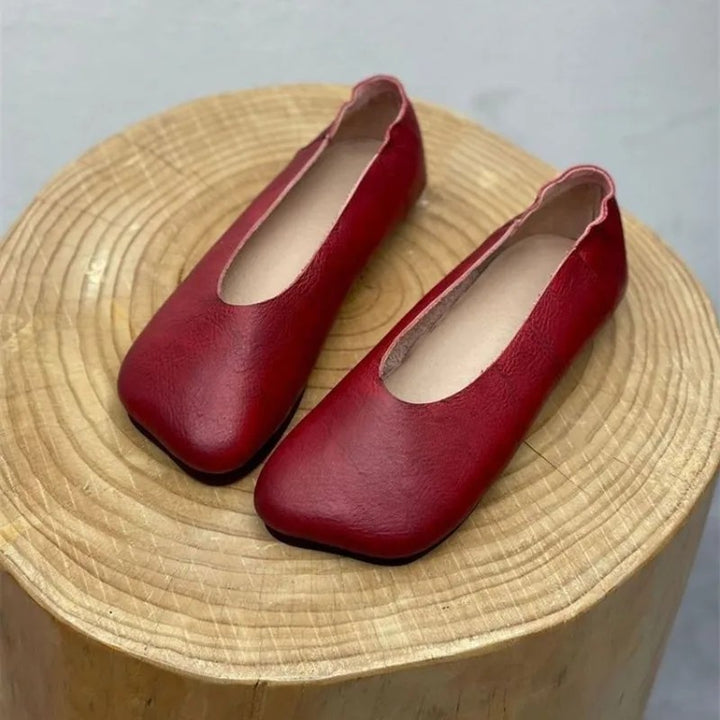 Mireya Square-Toe Flats