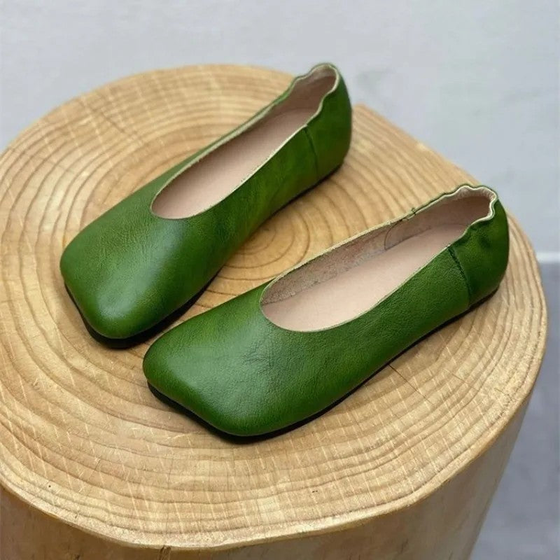 Mireya Square-Toe Flats