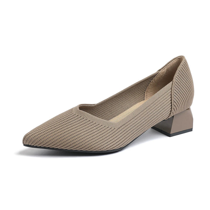 Rialto Ribbed Knit Pumps