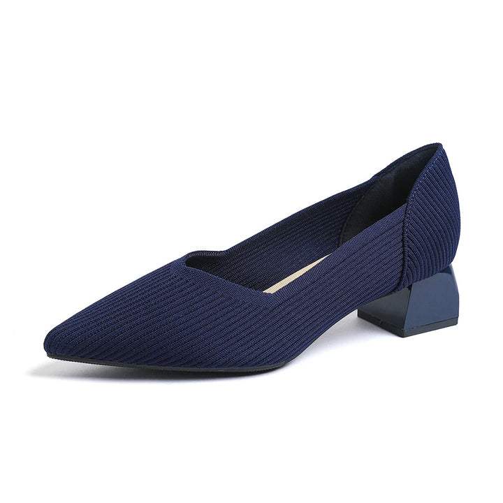 Rialto Ribbed Knit Pumps