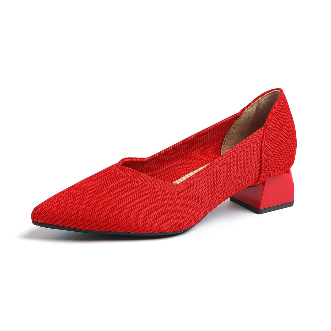 Rialto Ribbed Knit Pumps