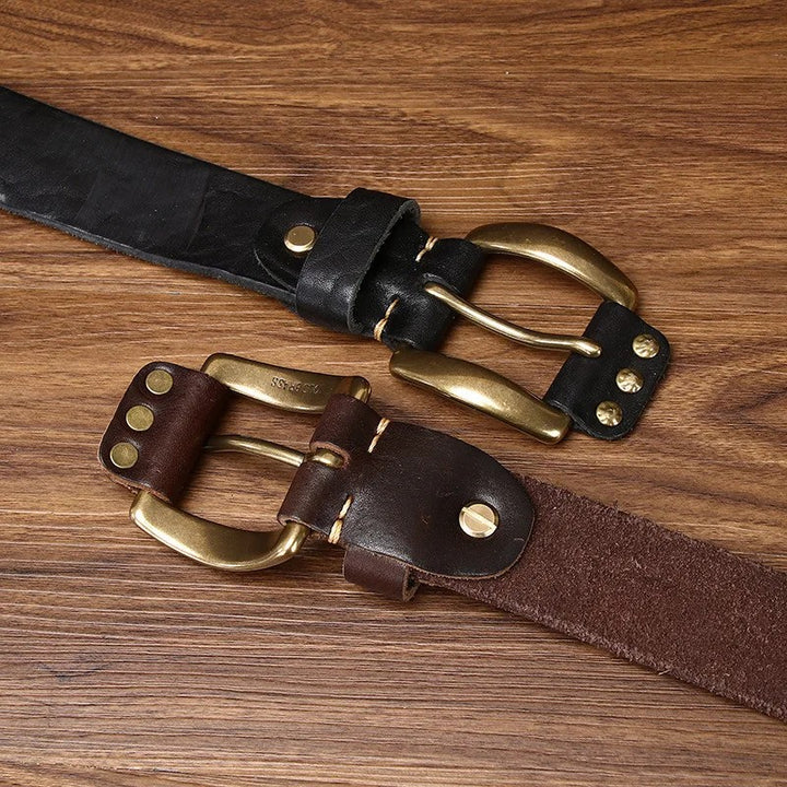 Ironhide Rivet Leather Belt