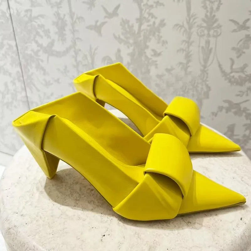 Origami Knot Mules