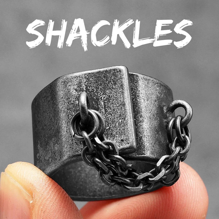Prisoner Chain Signet Ring