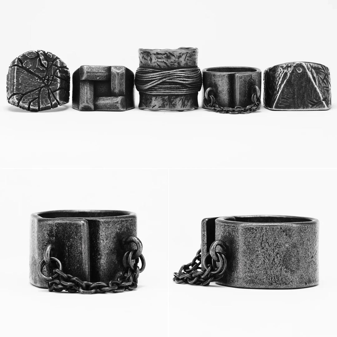 Prisoner Chain Signet Ring