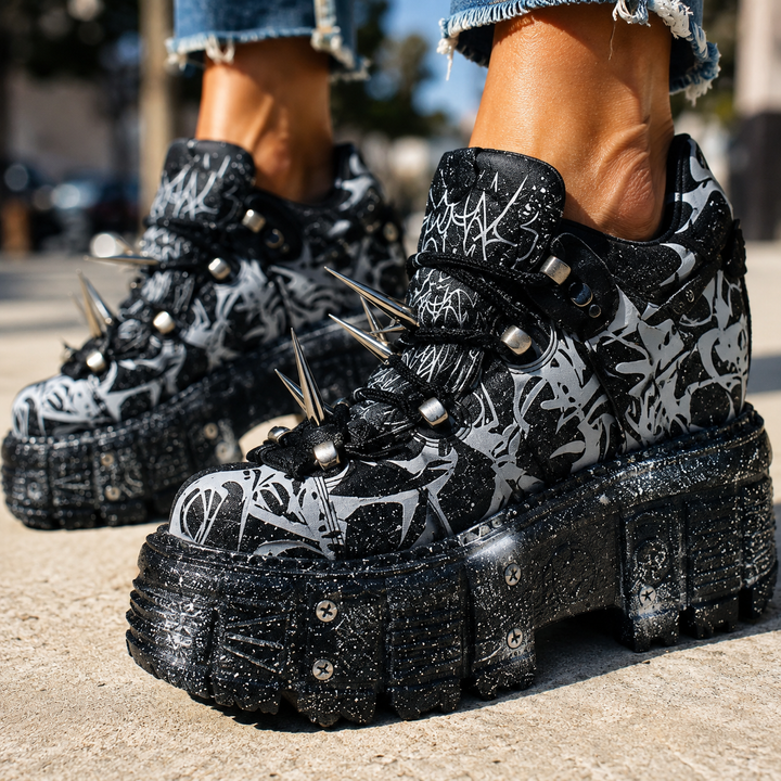 Riot Spike Platform Sneakers