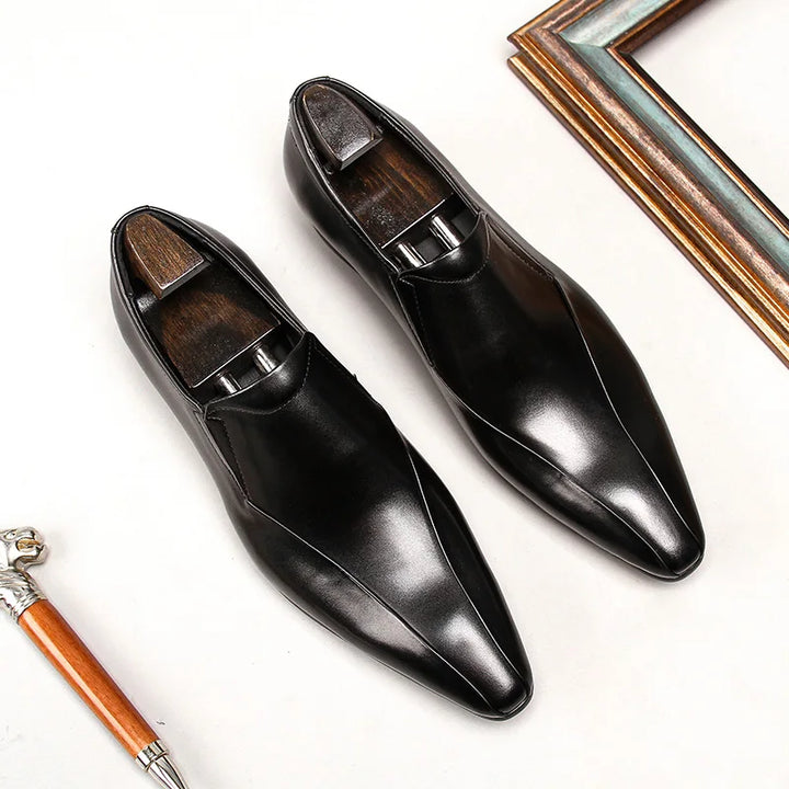 Aguzzo Pointed Slip-On Loafers