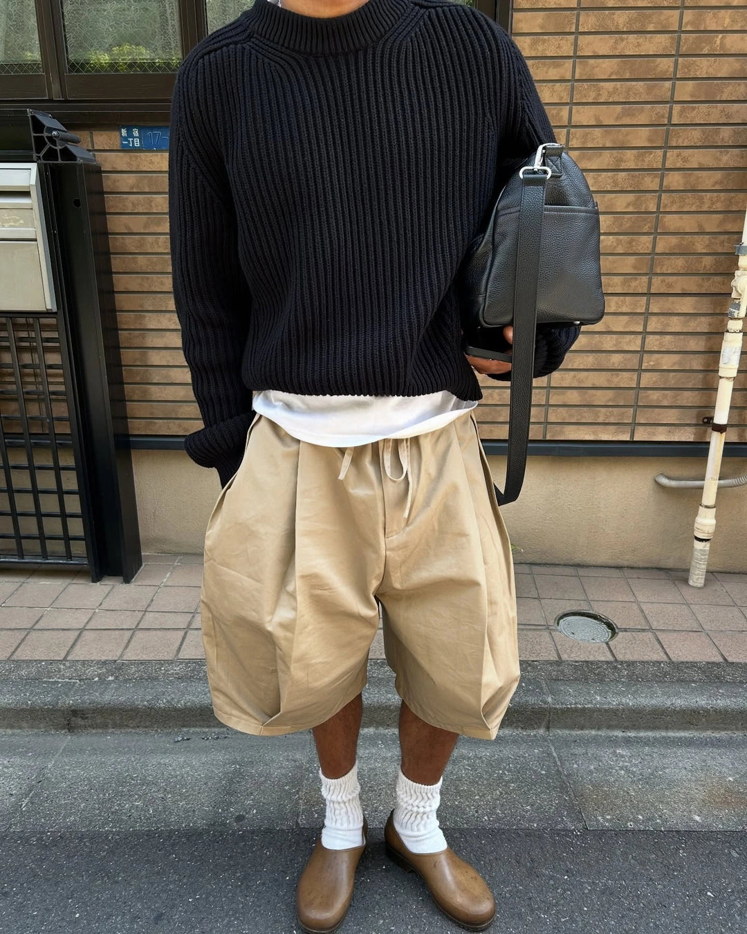 Saiko Pleated Wide-Leg Shorts