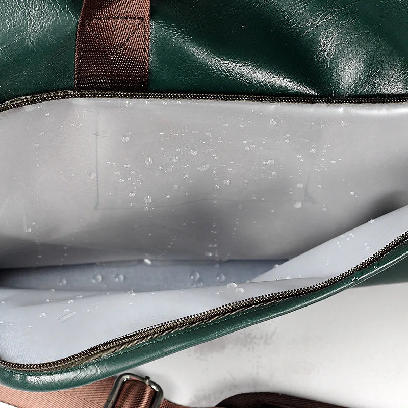 Mercer Retro Leather Duffle