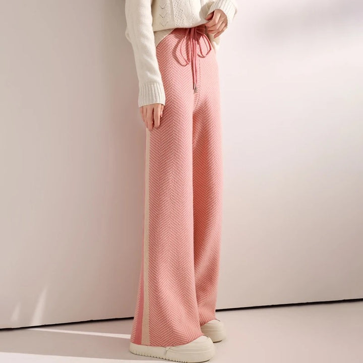 Merino Herringbone Trousers