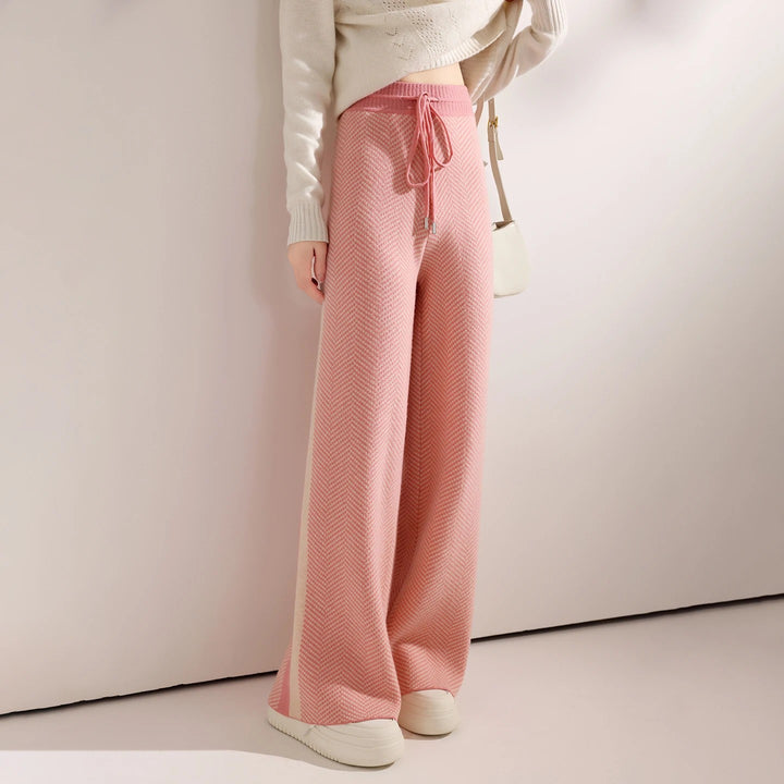 Merino Herringbone Trousers