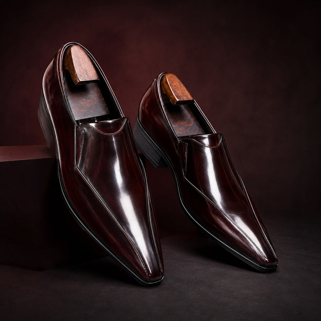Aguzzo Pointed Slip-On Loafers — ce_metastatic_01